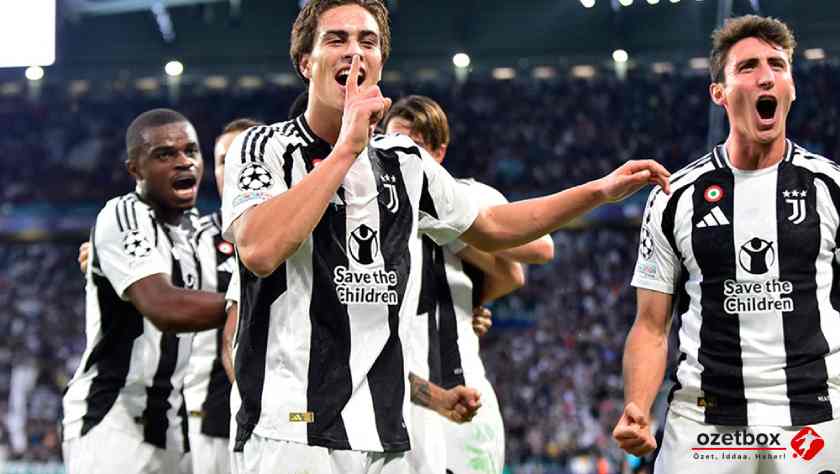 Juventus'un Şampiyonlar Ligi'nde Görkemli Başlangıcı_ Kenan Yıldız Tarihe Geçti